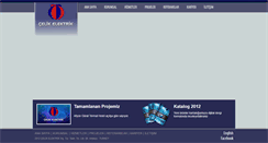 Desktop Screenshot of celikelektrikantalya.com