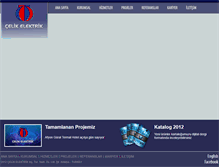 Tablet Screenshot of celikelektrikantalya.com